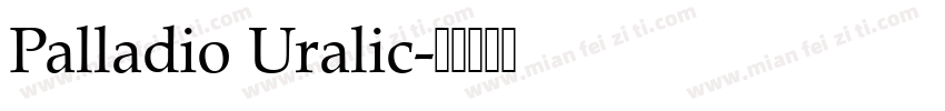 Palladio Uralic字体转换